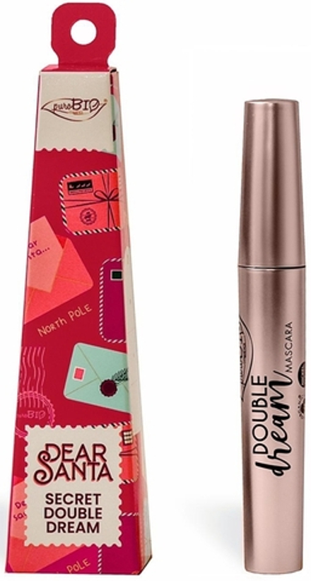 puroBIO Cosmetics Dear Santa SECRET - Стойкая тушь для ресниц в подарочной упаковке, 10 ml