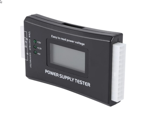 Тестер блока питания ЖК-дисплея 20+4 Pin для ATX, ITX, BTX, PCI-E, SATA, HDD