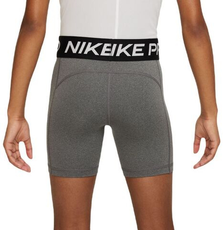 Детские шорты Nike Kids Pro Dri-Fit 5" Shorts - carbon heather/white - Gray