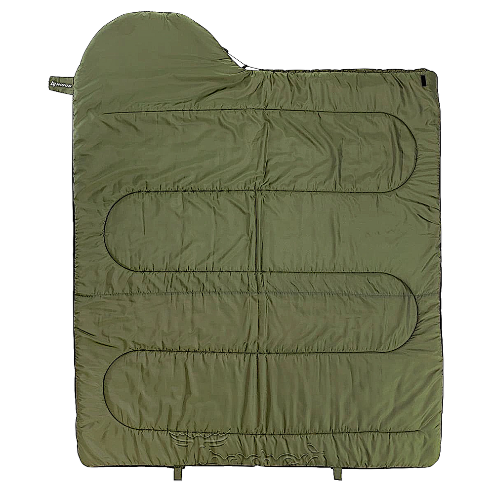 Спальный мешок Одеяло Nisus Travel 400 210х70см +10/-5/-12°С 1.7кг Hollowfiber -