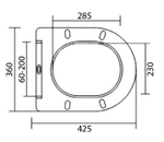 Унитаз BelBagno Uno BB3105CHR/SC подвесной с сиденьем Микролифт