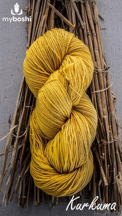 Краситель на натуральной основе "Куркума", цвет оранжево-желтый myBoshi