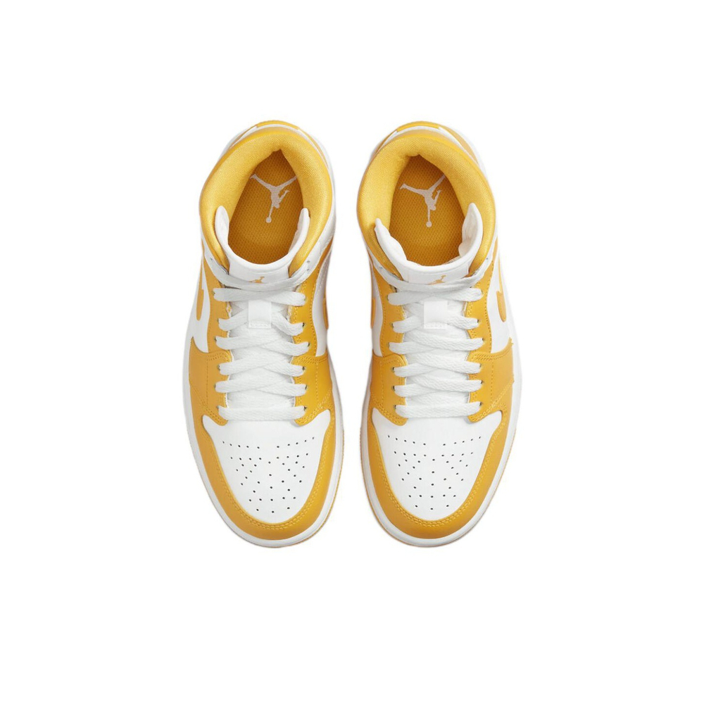 Кроссовки Air Jordan 1 Mid University Gold, BQ6472-117