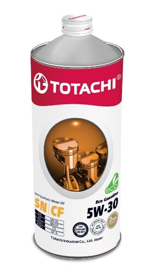 Масло TOTACHI 5/30 Eco Gasoline Semi-Synthetic GF-5 SN/CF синтетическое 1 л