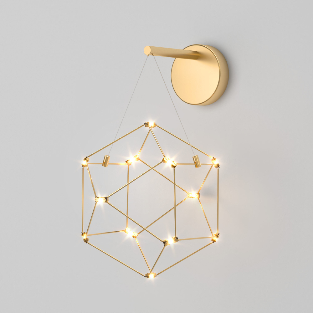 Настенный светодиодный светильник Eurosvet Uma 90310/1 медь