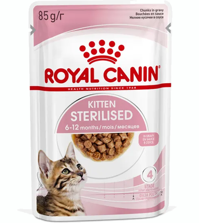 Роял Канин Kitten Sterilised котята/соус 85гр.
