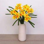 Искусственные цветы «Нарциссы» 60см желтые