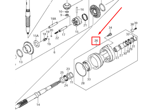 56120-98J01-0EP HOLDER, PROPELLER SHAFT