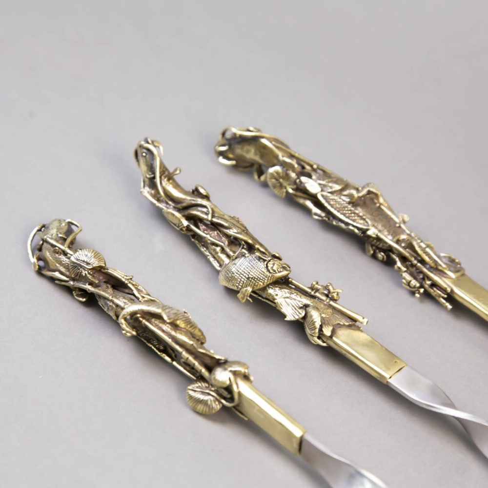 Набор коллекционных шампуров «Трофеи рыбака»