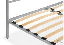 Двуспальная кровать Фади 160х200 серая