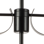 733287 Люстра RAGNO 8х40W E14 ЧЕРНЫЙ МАТОВЫЙ