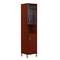 Шкаф-колонка высокая с малой стеклянной дверью и глухой B 431.10(R)  475х450х2054 BORN