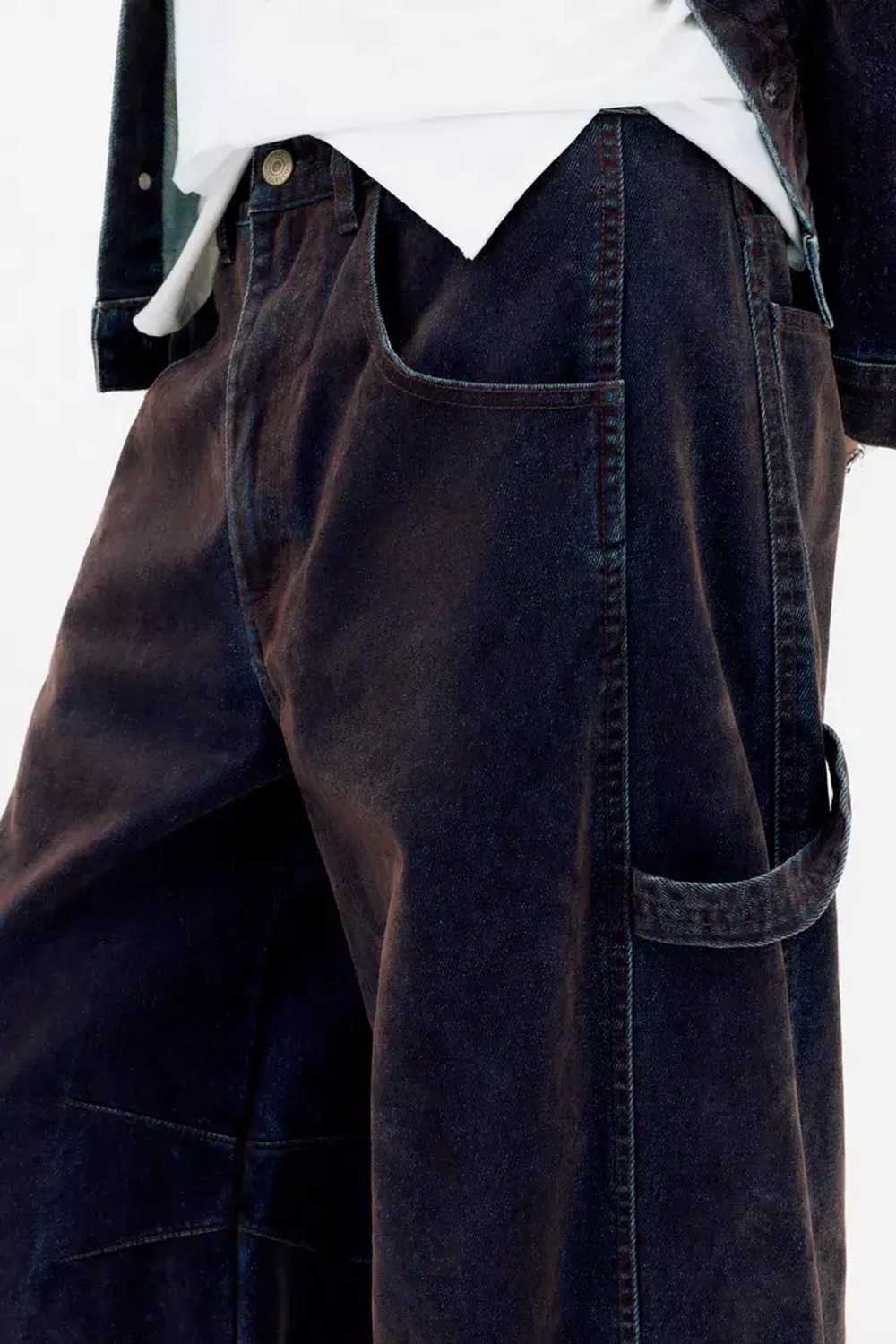 PULL&BEAR Джинсы "Stranger Things", коричневый