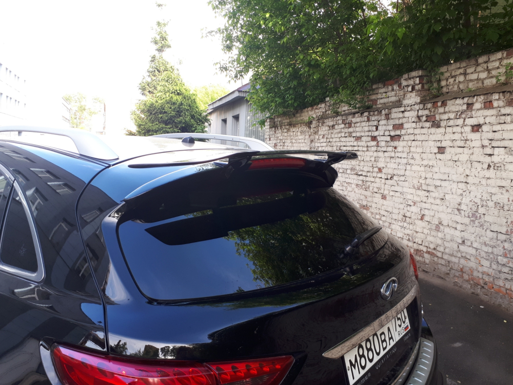 Спойлер багажника Vettel v2 Infiniti fx35 fx37 fx50 fx30d qx70d
