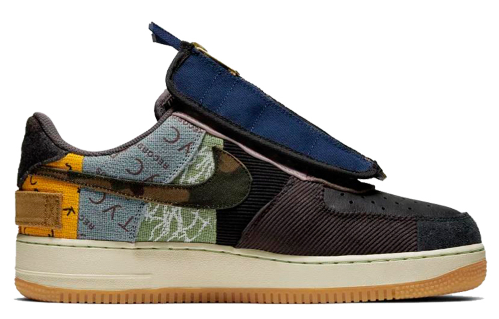 Кроссовки Travis Scott X Nike Air Force 1 Cactus Jack Ts