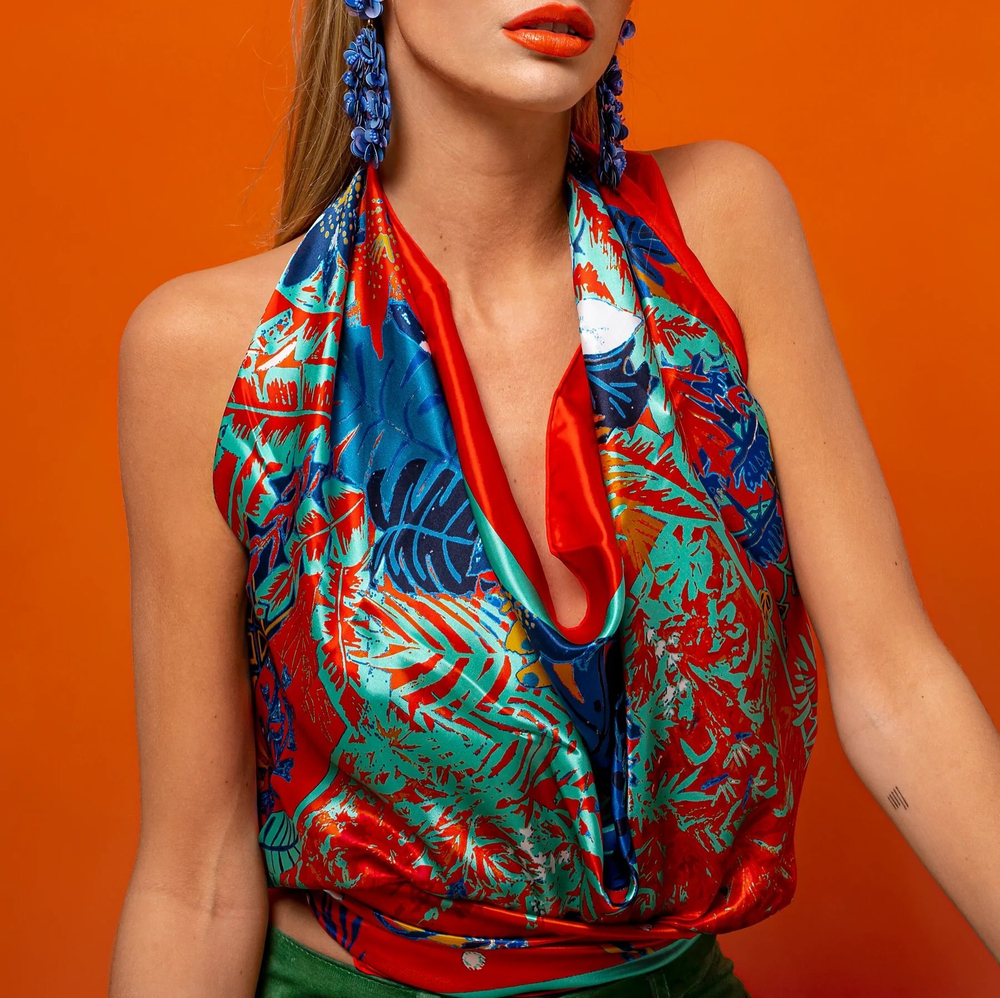 Платок 105х105 Petrusse Reve Orange