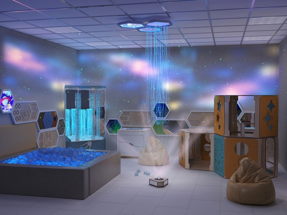 Комплект оборудования для сенсорной комнаты 20 м²