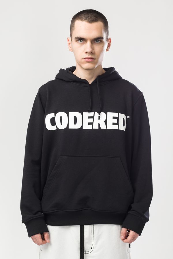 Худи Base Hoodie Wide Summer Logo R Антрацит/Белый принт CODERED - фото 1