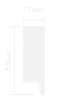Финишный молдинг декорированный HiWood, 270x5 см