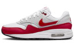 Nike Air Max 1 "Sport Red" trend comfortable shock absorption non-slip low-cut life casual shoes GS Red