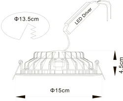 Точечный встраиваемый светильник Arte Lamp RIFLESSIONE