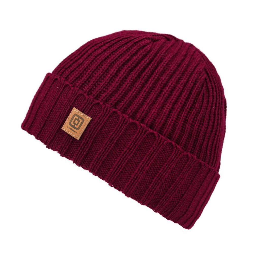 Шапка Horsefeathers CORBY BEANIE (burgundy)