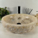 Раковина из оникса Erozy Yellow EO-64606 52*42*15 0159