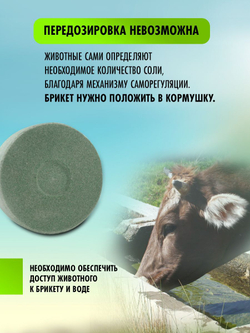 Соль для животных Лизунец антигельминтный Лимисол Ф