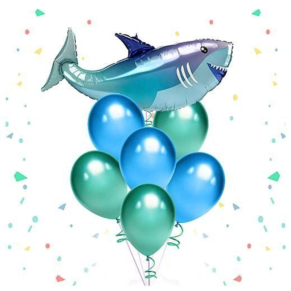 Фонтан шаров "Акула"