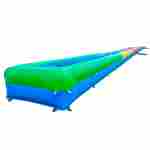 Водная горка с надувным дном, на подкачке ТУРБО «Капля», длина 50 метров