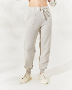 Брюки в спортивном стиле из шерсти мериноса