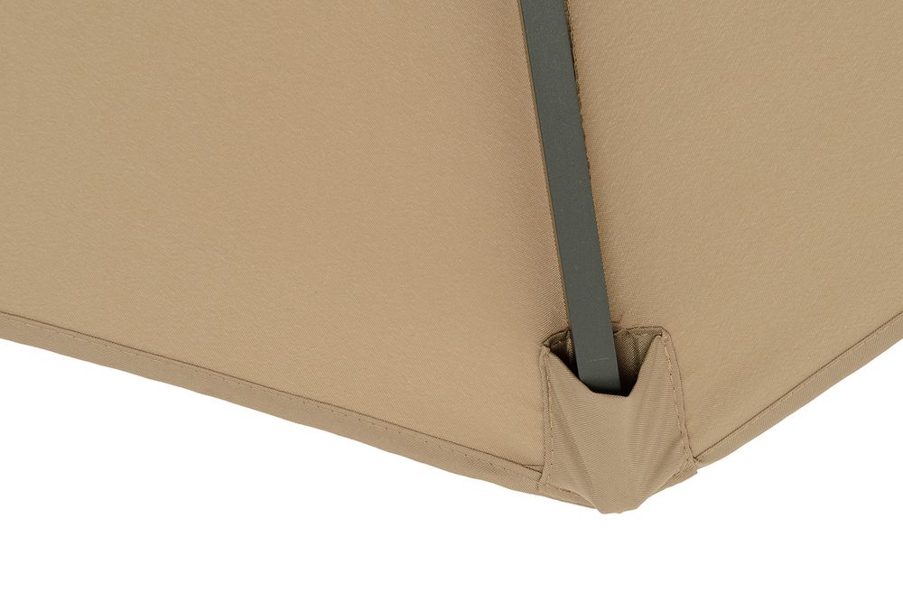 "Джулия" зонт садовый 3х3м на центральной опоре, тент бежевый