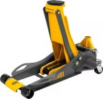 Домкрат подкатной DENZEL 51250 гидравлический 3 т, 75-500 мм, низкий подхват