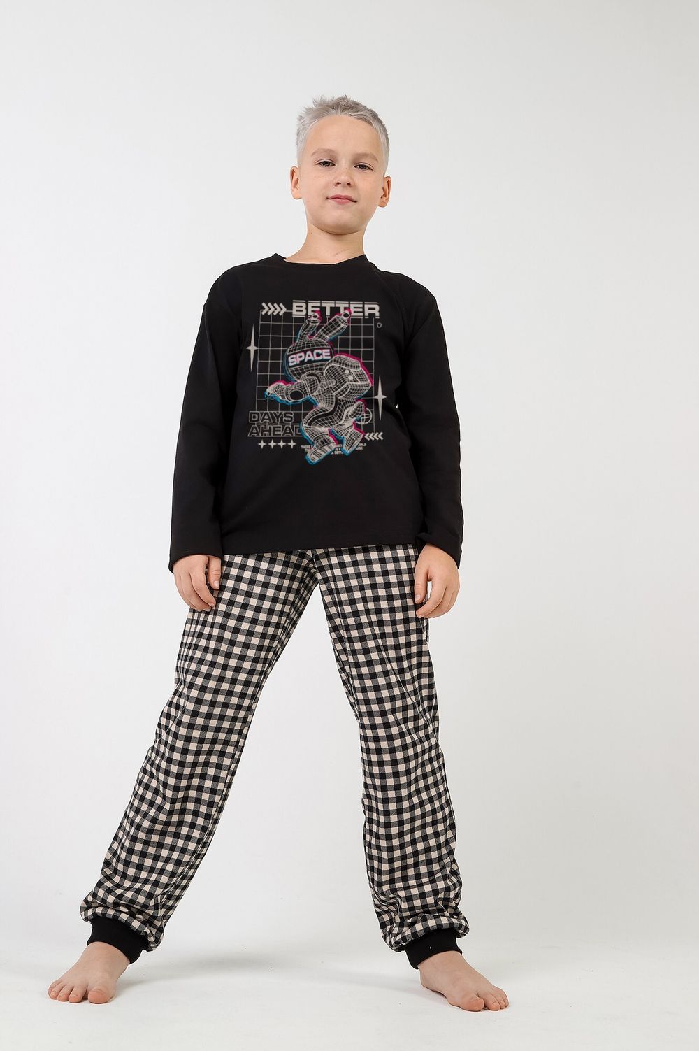 Пижама для мальчика Отдых-1 Виотекс ЧЁРНЫЙ
