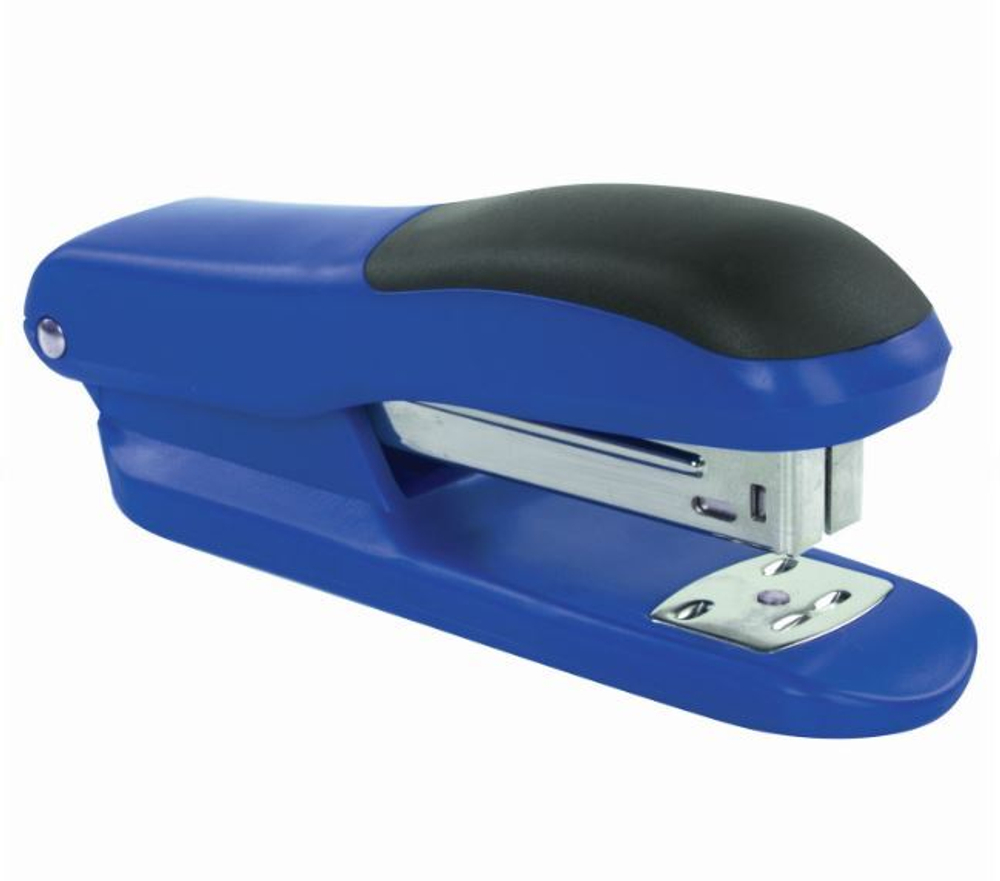 Степлер №24/6, 26/6 BRAUBERG "SX-39", до 25 листов, синий, 228591