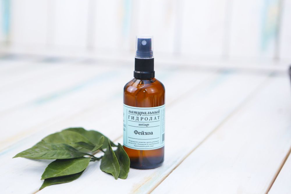 ГИДРОЛАТ "ФЕЙХОА" — ПОВЫШАЕТ ЭЛАСТИЧНОСТЬ И ТОНУС, 100 мл (Краснополянская косметика)