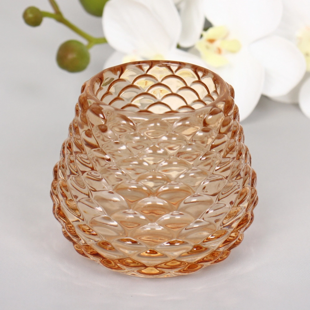 Подсвечник «Лесная шишка» 7,4*6,5 см, Янтарь