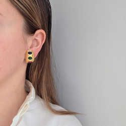 Клипсы Ciner с тремя кабошонами