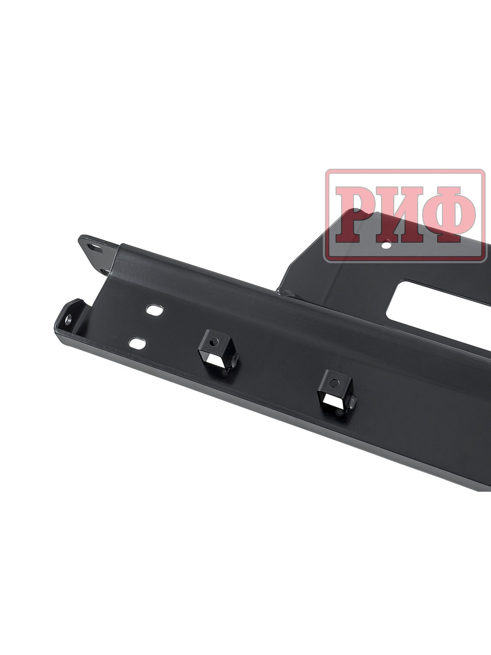 Площадка РИФ под лебёдку в штатный бампер Toyota Hilux 2020+ Black Onyx