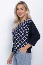 Джемпер Классика жанра (темно-синий) Б11333 LT Collection (Акция)