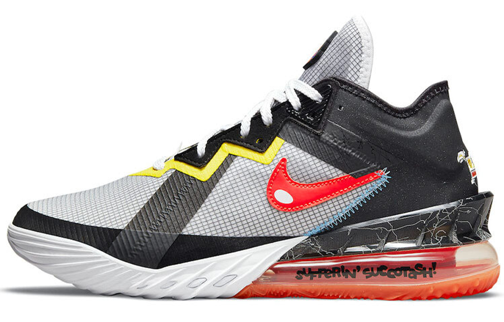 Кроссовки Space Jam X Nike Lebron 18 Low "Sylvester X Tweety" Tpu