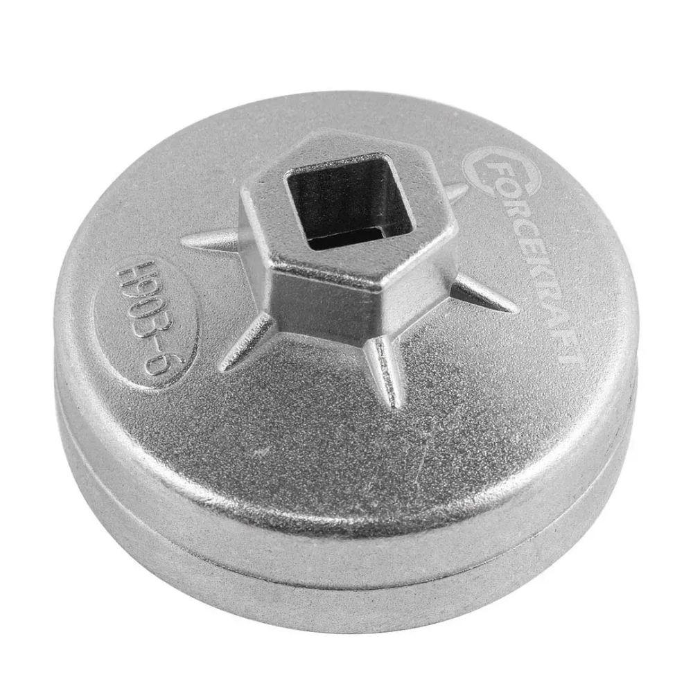 Cъемник масляного фильтра (крышка) 75мм х 12гр FORCEKRAFT FK-10687512