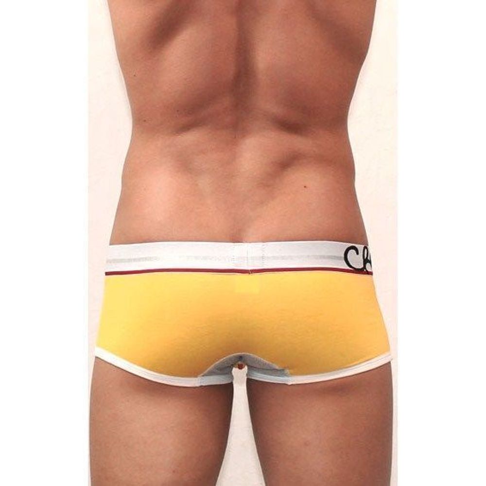 Мужские трусы хипсы желтые с котом Дораемоном Croota Doraemon Hip Boxer