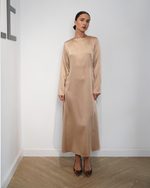 Платье "Утонченная" в песочном