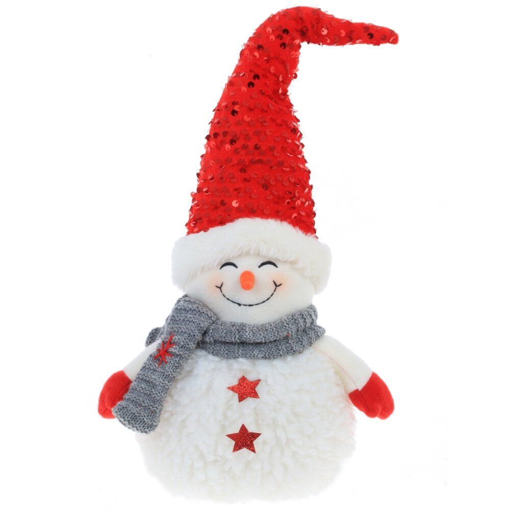 GAEM Игрушка мягконабивная "Снеговик", L17 W13 H42 см, 2в.