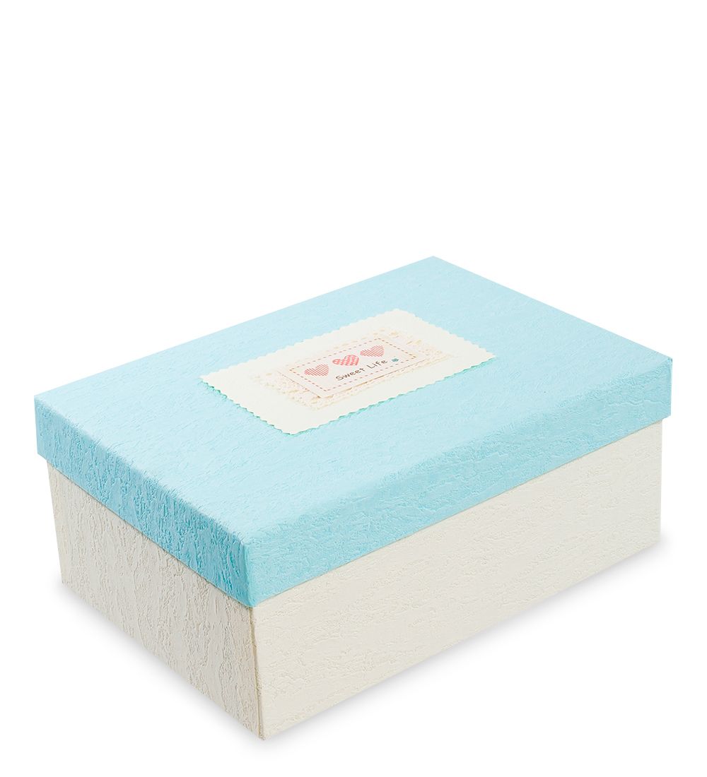 Packing Symphony WF-06/3-B Коробка «Прямоугольник» цв.молочн./голуб.