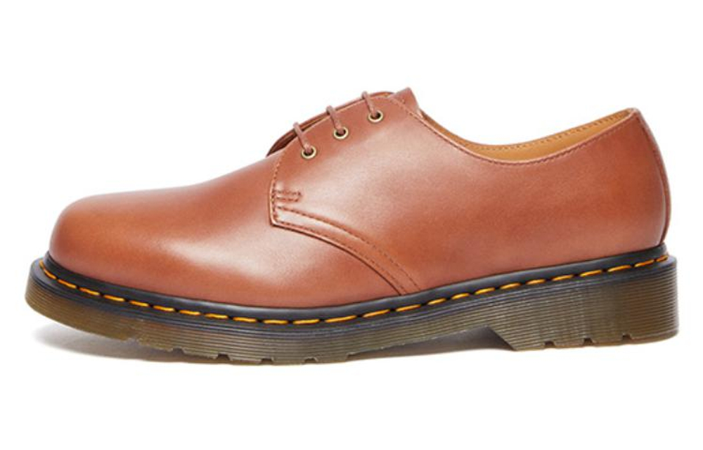 Dr.Martens Cow Leather Casual Shoes Men"s Tan