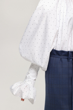 Блуза со съёмными манжетами