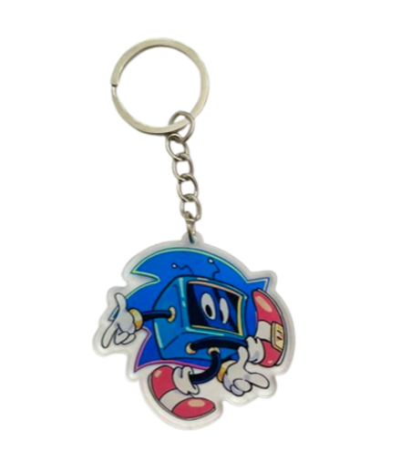 Акриловый Брелок Аркадный Монстр