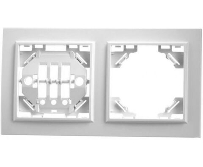 Рамка 3-местная горизонтальная серия Эрна белый Stekker PFR00-9003-01 39056